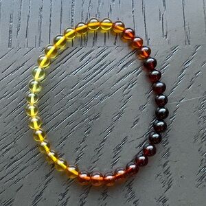Amber bracelet 5mm SIZE 6.5’